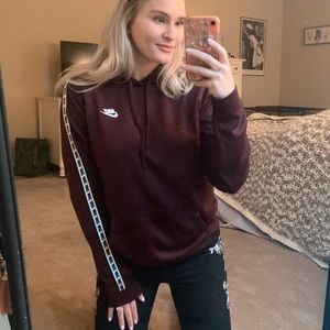 SOLD Nike Maroon Hoodie